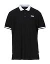 Just Cavalli Polo Shirts In Black
