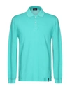 Drumohr Polo Shirt In Turquoise