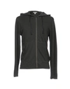 James Perse Hooded Sweatshirt In Lead