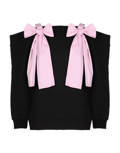 Msgm Sweatshirts In Black