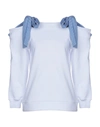 Msgm Sweatshirts In White