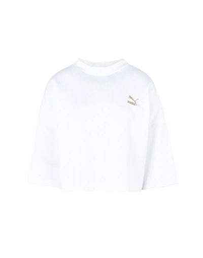 Puma Sweatshirts In White