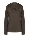 Cheap Monday Sweatshirt In Military Green