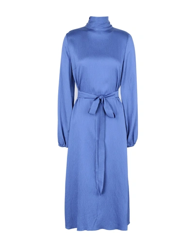 Essentiel Antwerp 3/4 Length Dresses In Pastel Blue