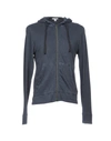James Perse Hooded Sweatshirt In Dark Blue