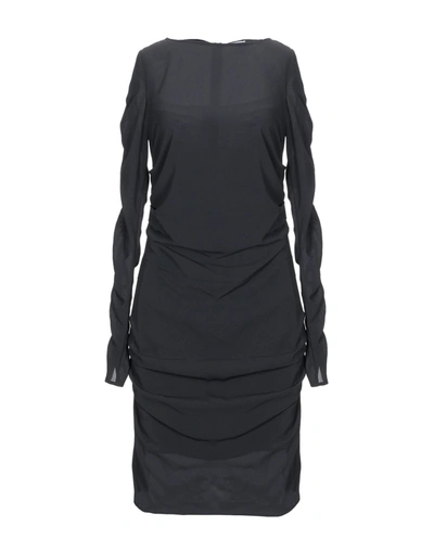 Ainea Knee-length Dress In Black