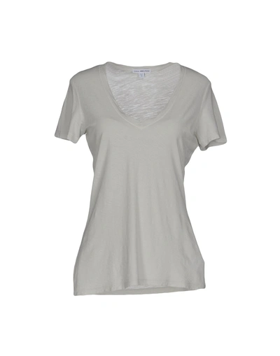 James Perse T-shirt In Light Green