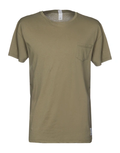 Alternative Man T-shirt Military Green Size S Cotton