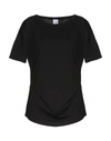 Iris & Ink Freya Jersey T-shirt In Black