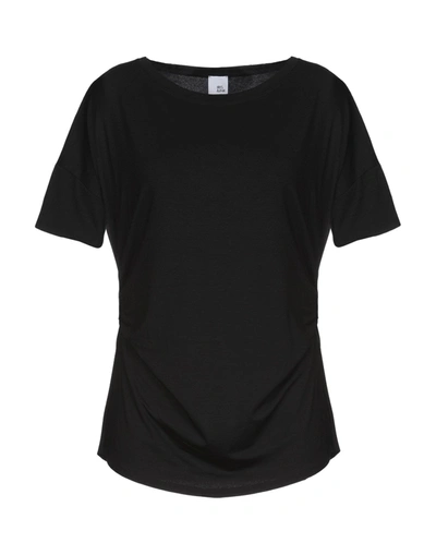 Iris & Ink Freya Jersey T-shirt In Black