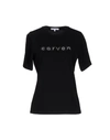 Carven T-shirt In Black