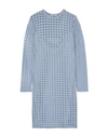 Alexander Wang T Short Dresses In Sky Blue