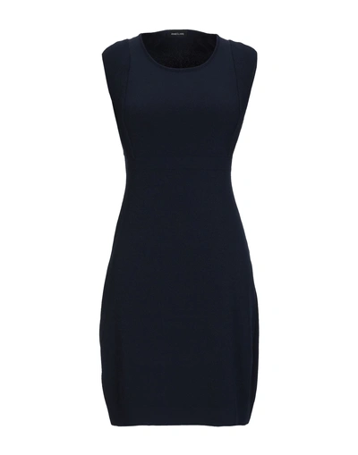 Anneclaire Short Dress In Dark Blue