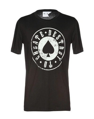 John Richmond T-shirt In Black