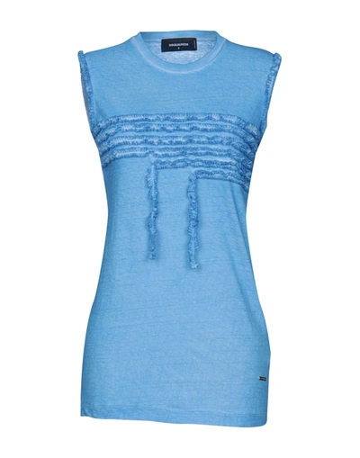 Dsquared2 T-shirts In Blue