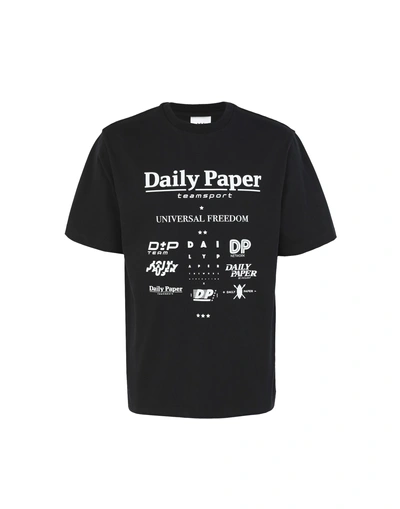 Daily Paper T-shirts In Black