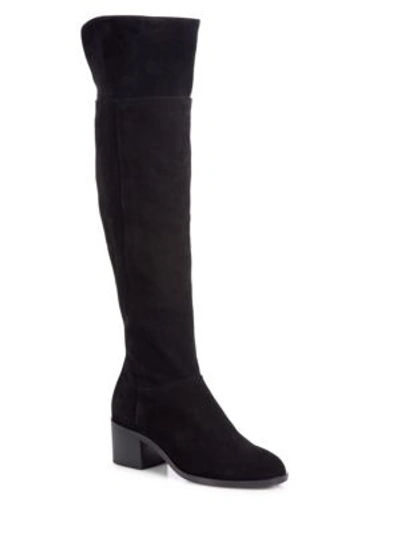 Rag & Bone Ashby Suede Over-the-knee Boots In Black