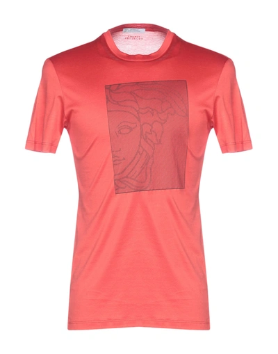 Versace T-shirt In Coral