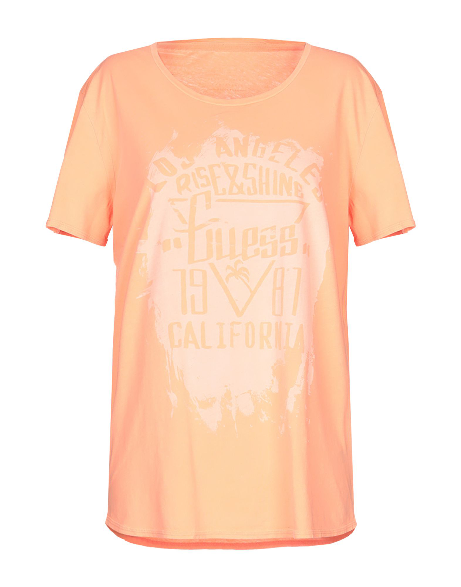 Guess T-Shirts In Orange | ModeSens