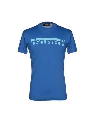 Dsquared2 T-shirts In Blue