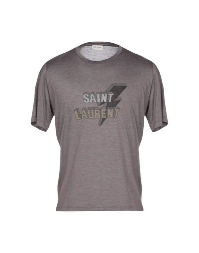 Saint Laurent T恤 In Grey