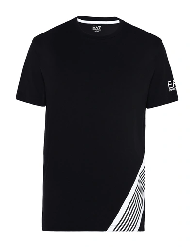 Ea7 T-shirt In Black