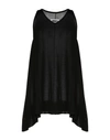 Mm6 Maison Margiela Silk Top In Black