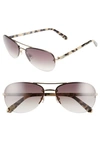 Kate Spade 'beryls' 59mm Sunglasses - Gold/ Brown Gradient
