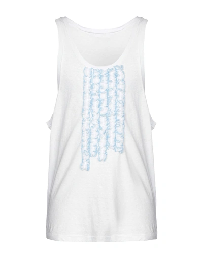 Dsquared2 Tank Tops In Sky Blue
