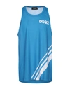 Dsquared2 Tank Tops In Blue