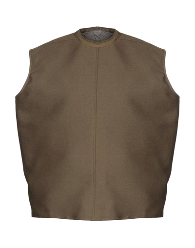 Rick Owens Tops In Military Green