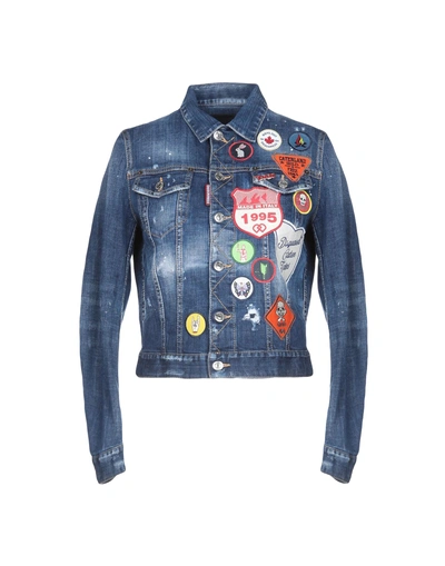 Dsquared2 Denim Jacket In Blue