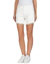 Alyx Denim Shorts In White