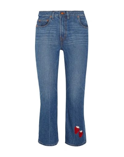 Bliss And Mischief Jeans In Blue