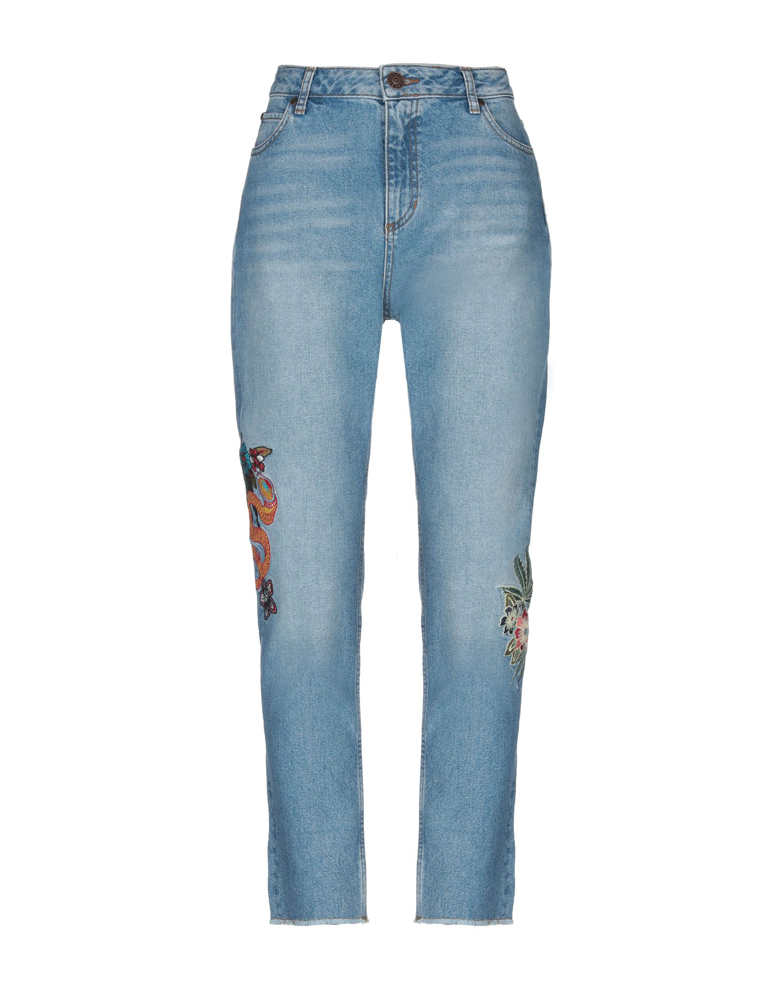 sandro patchwork jeans