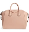 Givenchy 'medium Antigona' Sugar Leather Satchel In Powder