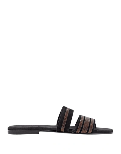 Newbark Toe Strap Sandals In Bronze