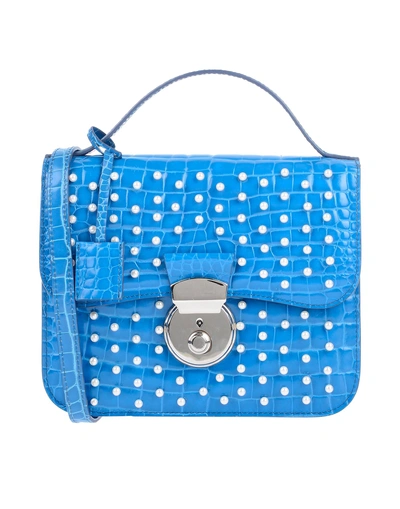 Azzurra Gronchi Handbag In Pastel Blue