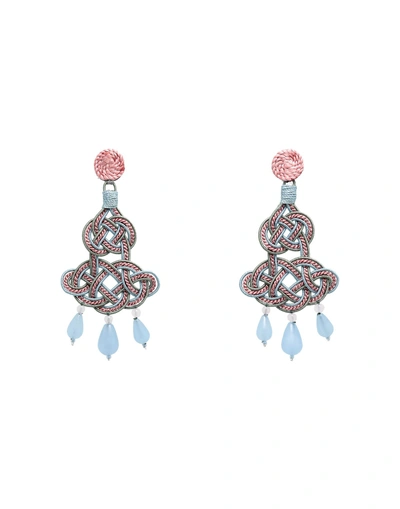 Anna E Alex Earrings In Pink