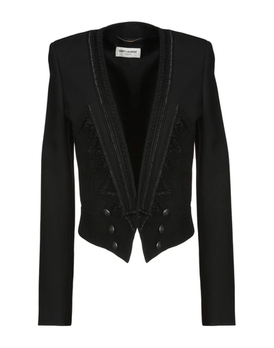 Saint Laurent Suit Jackets In Black