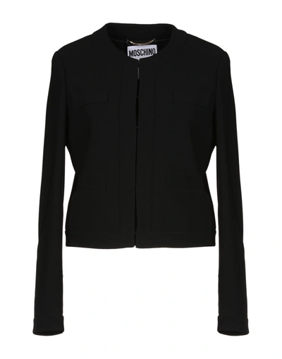 Moschino Suit Jackets In Black