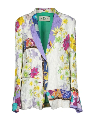 Etro Blazer In Ivory