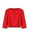 Alberta Ferretti Suit Jackets In Red