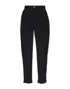 Manila Grace Casual Pants In Black