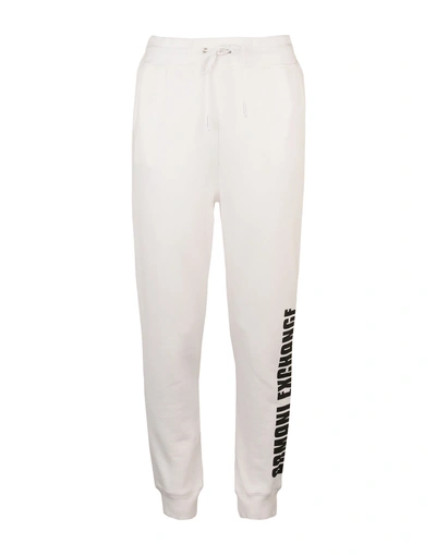 Armani Exchange Casual Pants In White