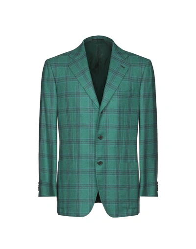 Kiton 西装上衣 In Green