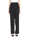 Manila Grace Casual Pants In Black