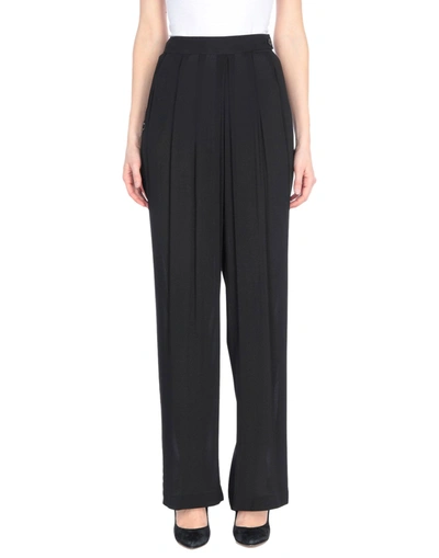 Manila Grace Casual Pants In Black