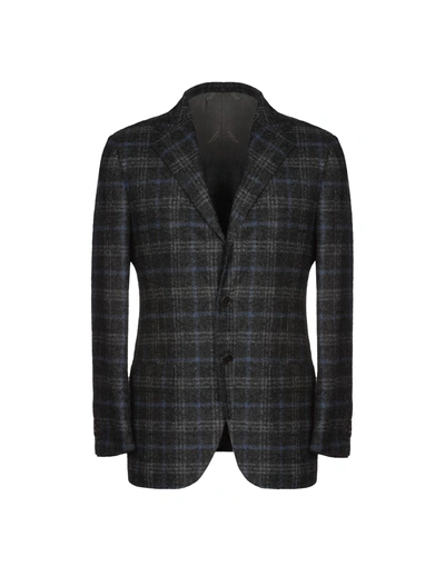 Kiton Blazer In Lead