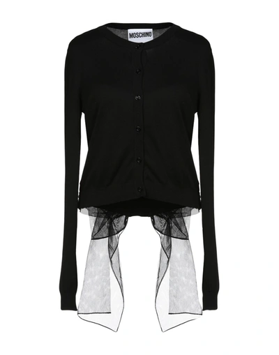 Moschino Cardigans In Black